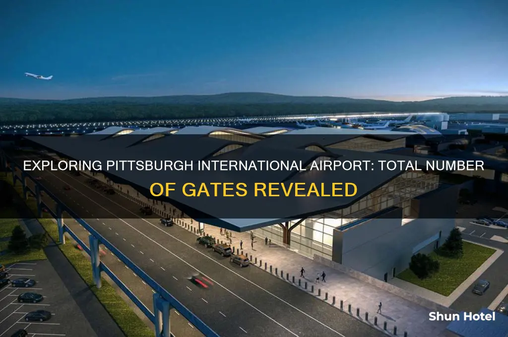 how many gates are there at pittsburgh international airport
