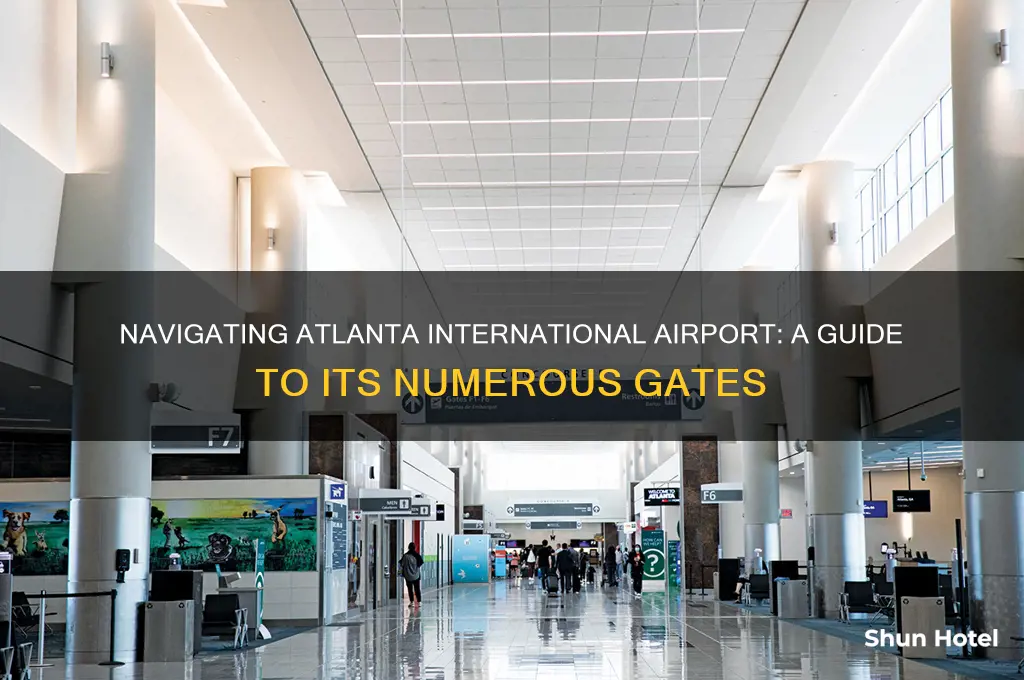 how many gates at atlanta international airport