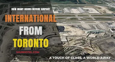 Toronto International Flights: Recommended Arrival Time Before Departure