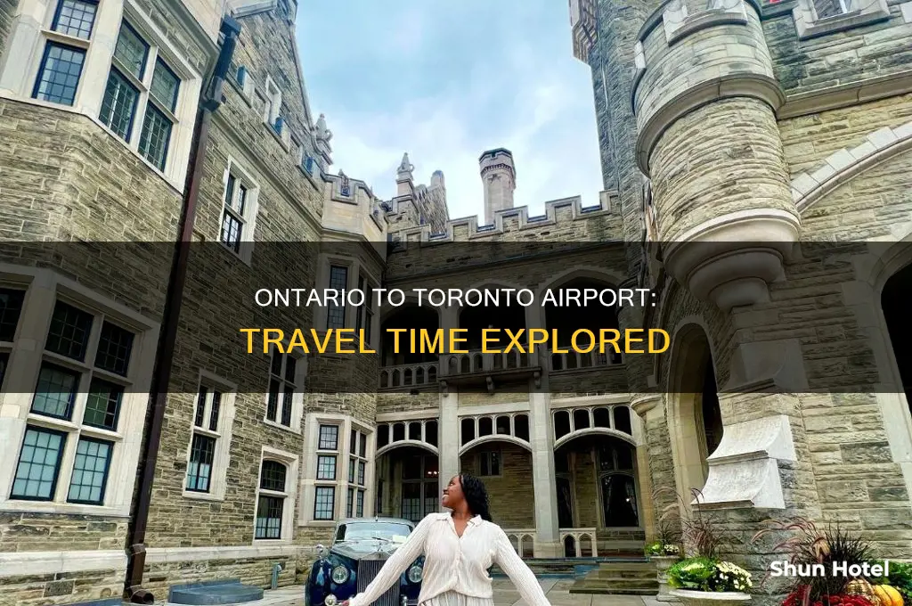 how many hours from ontario to toronto airport canada