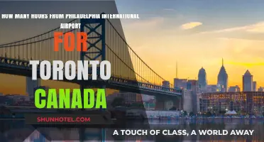 A Quick Flight: Philadelphia to Toronto Distance