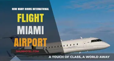 International Flight Durations from Miami Airport: What to Expect