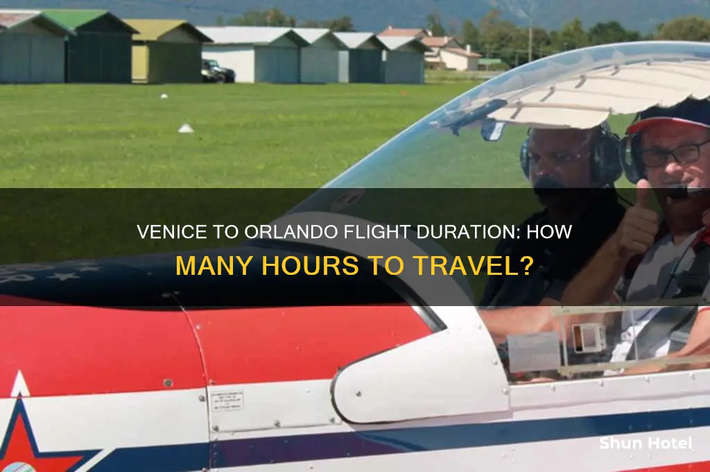 how many hours to fly from venice to orlando airport