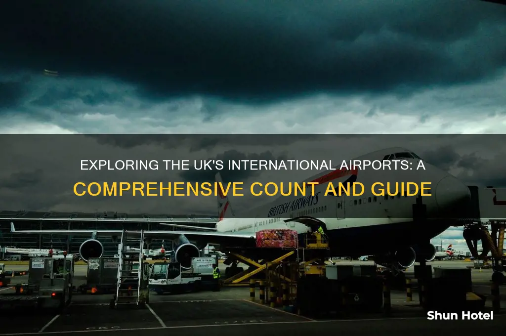 how many international airport does uk have