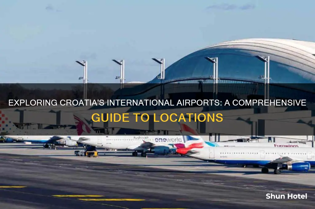 how many international airport in croatia