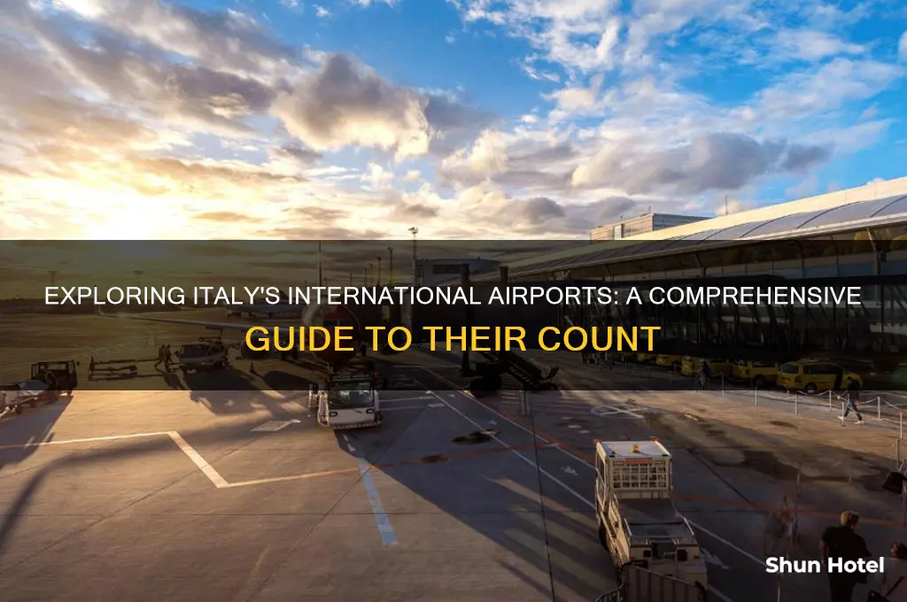 how many international airport in italy