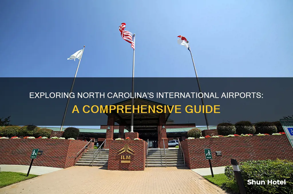 how many international airport in north carolina