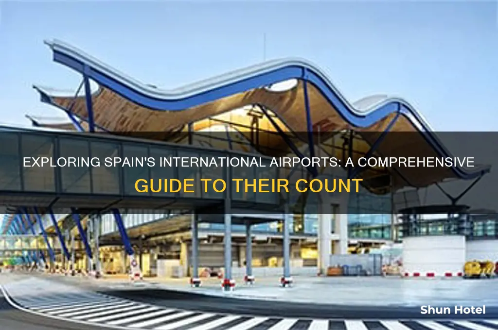 how many international airport in spain