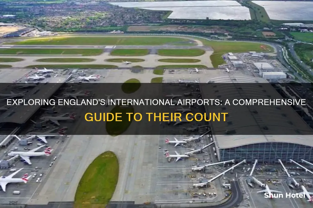 how many international airports are in england