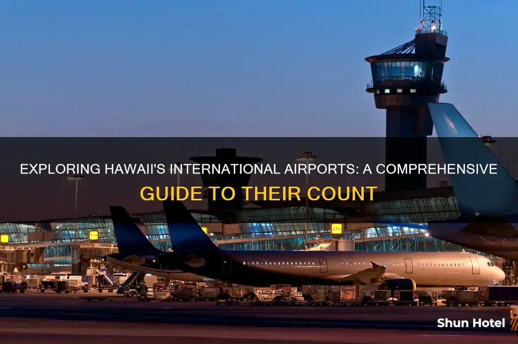 how many international airports are in hawaii