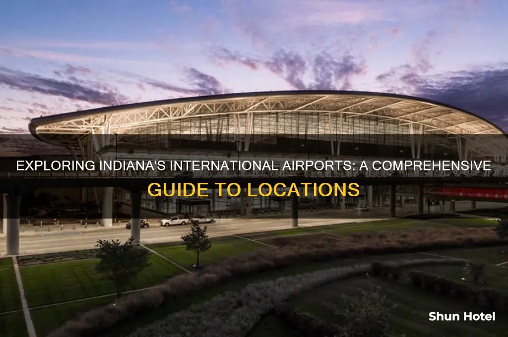 how many international airports are in indiana