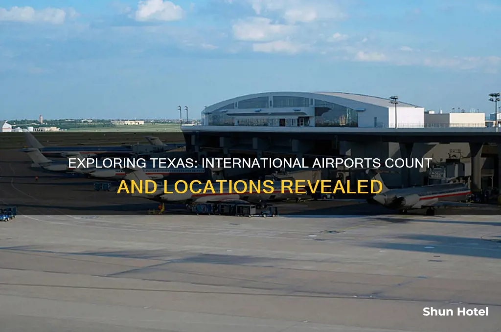 how many international airports are in texas