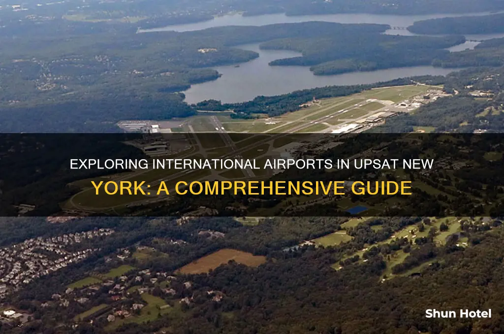 how many international airports are in upsat new york