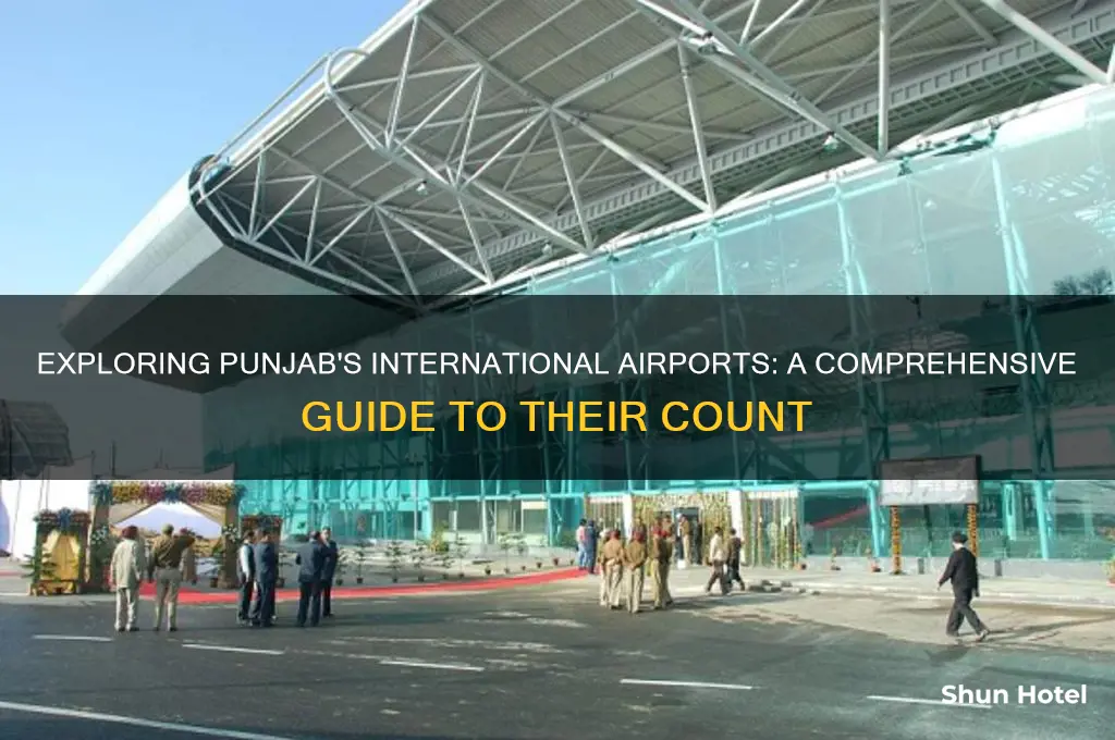 how many international airports are there in punjab