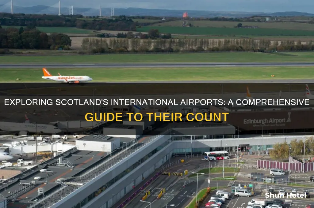 how many international airports are there in scotland