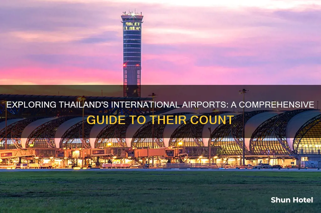 how many international airports are there in thailand