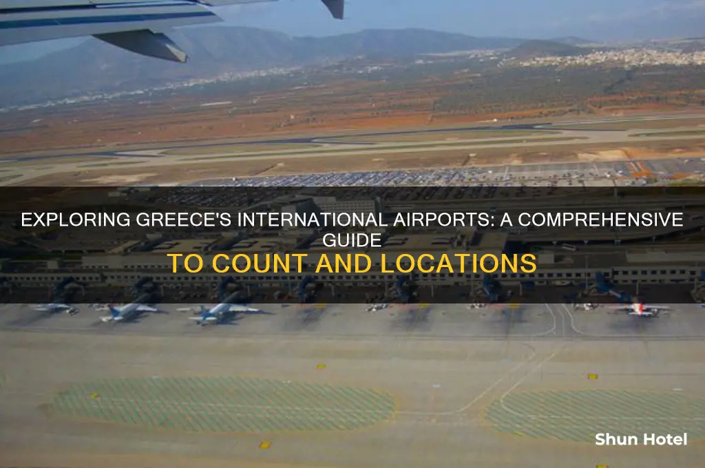 how many international airports greece