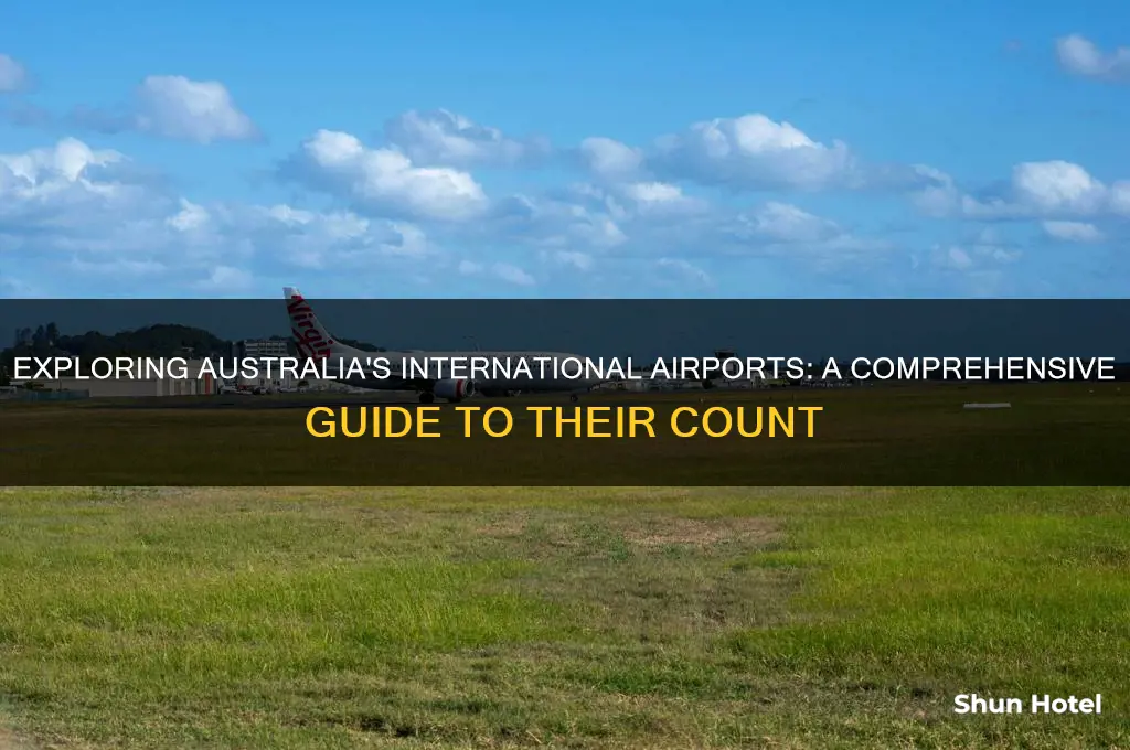 how many international airports in australia