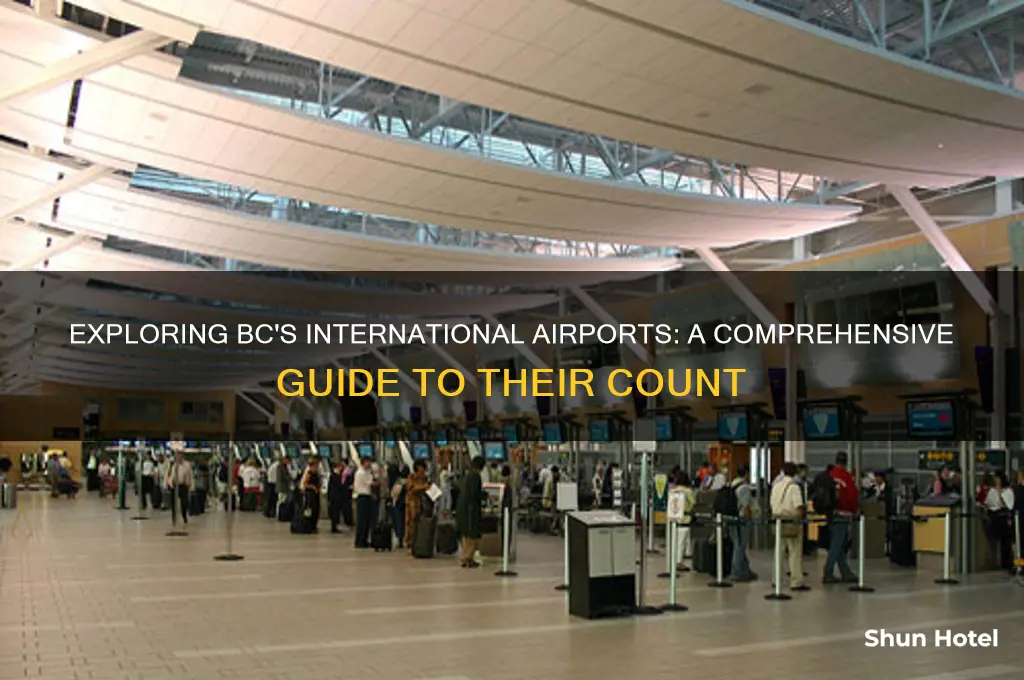 how many international airports in bc