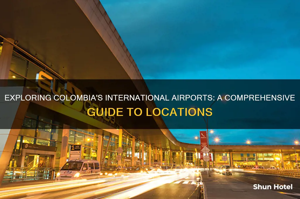 how many international airports in colombia