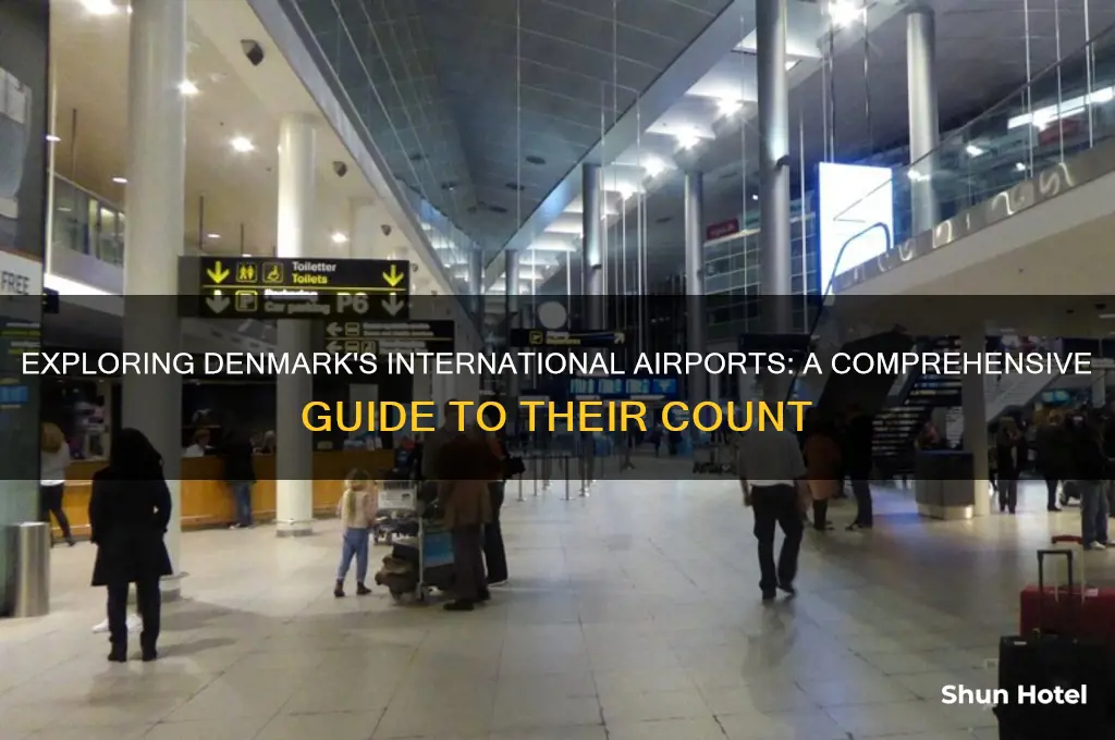 how many international airports in denmark