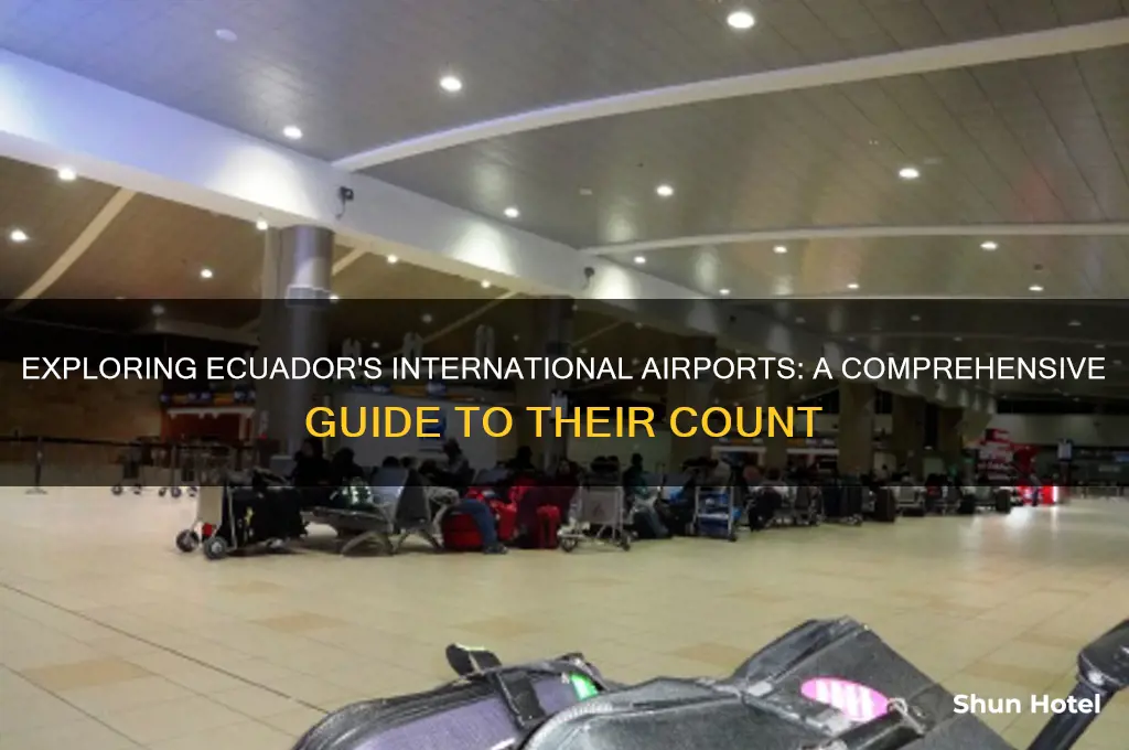 how many international airports in ecuador