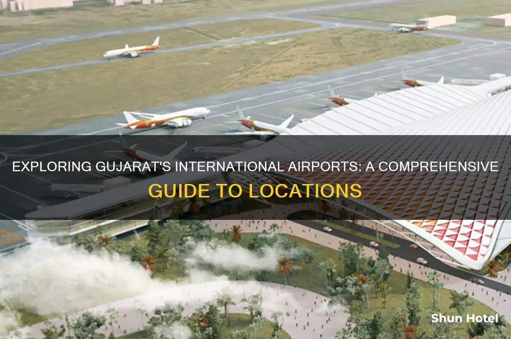 how many international airports in gujarat