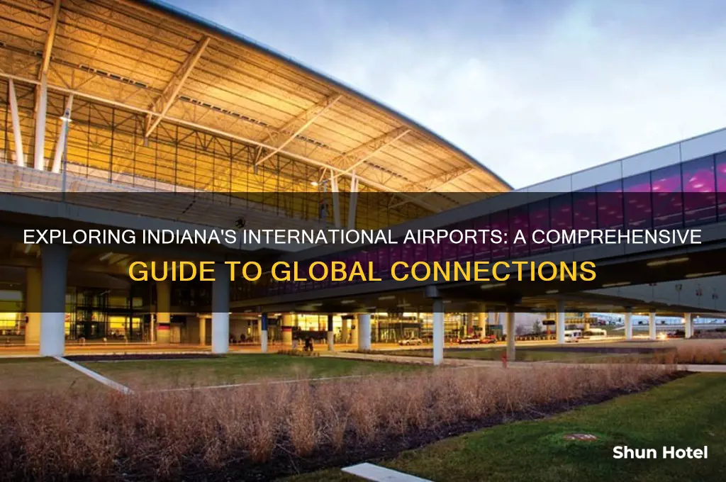how many international airports in indiana