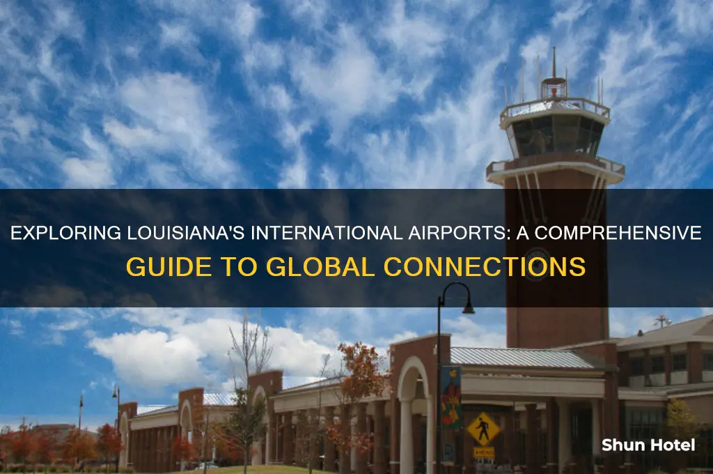 how many international airports in louisiana