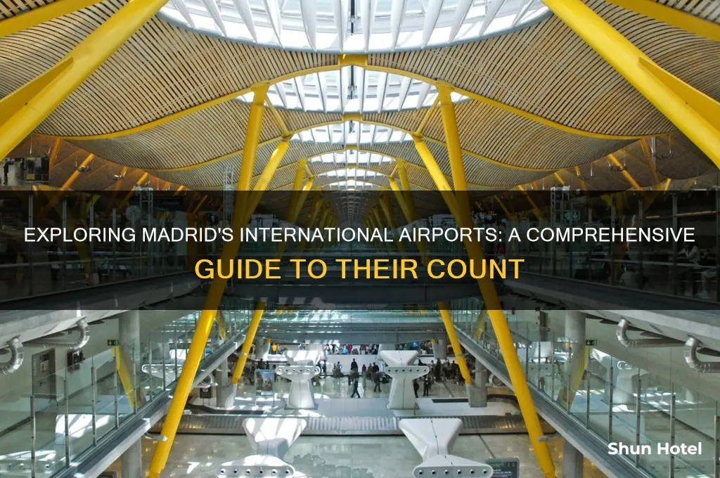 how many international airports in madris