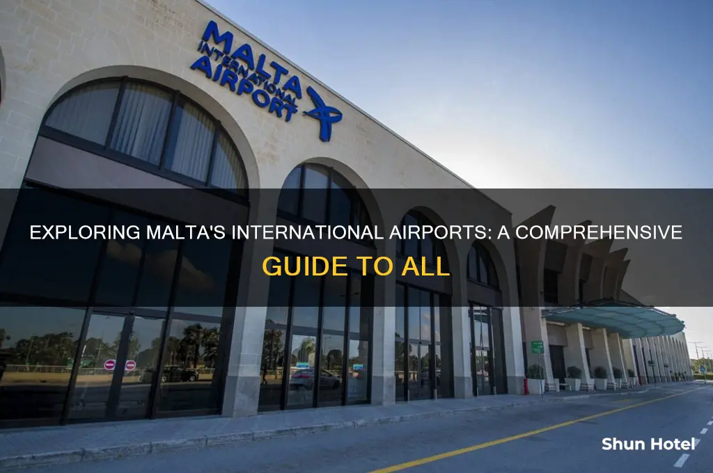 how many international airports in malta