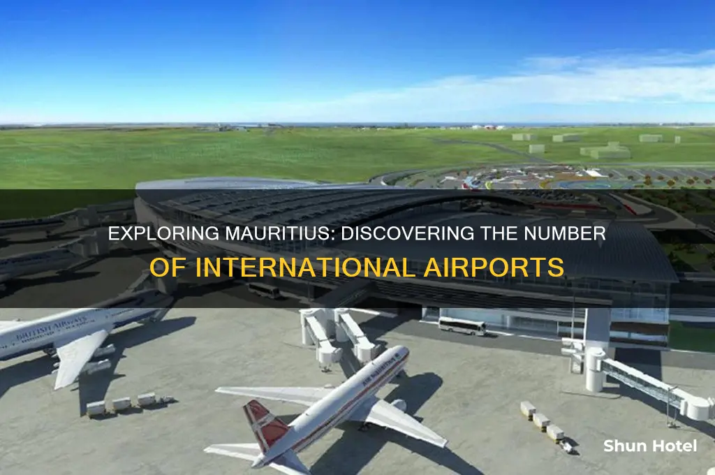 how many international airports in mauritius