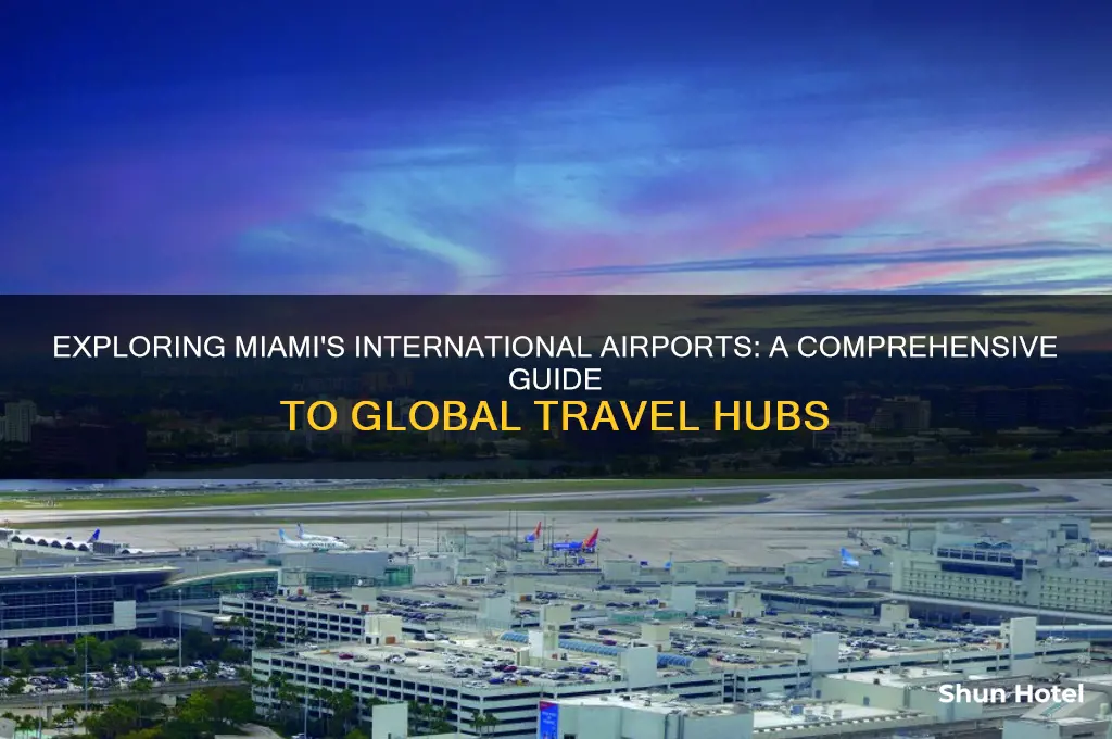 how many international airports in miami