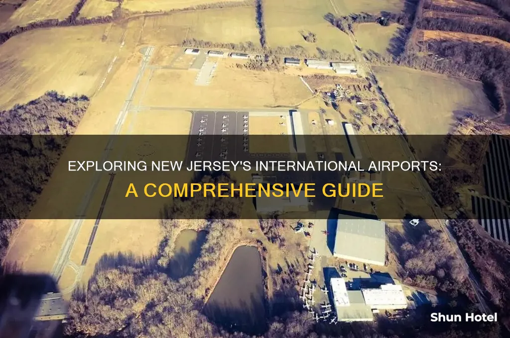 how many international airports in new jersey