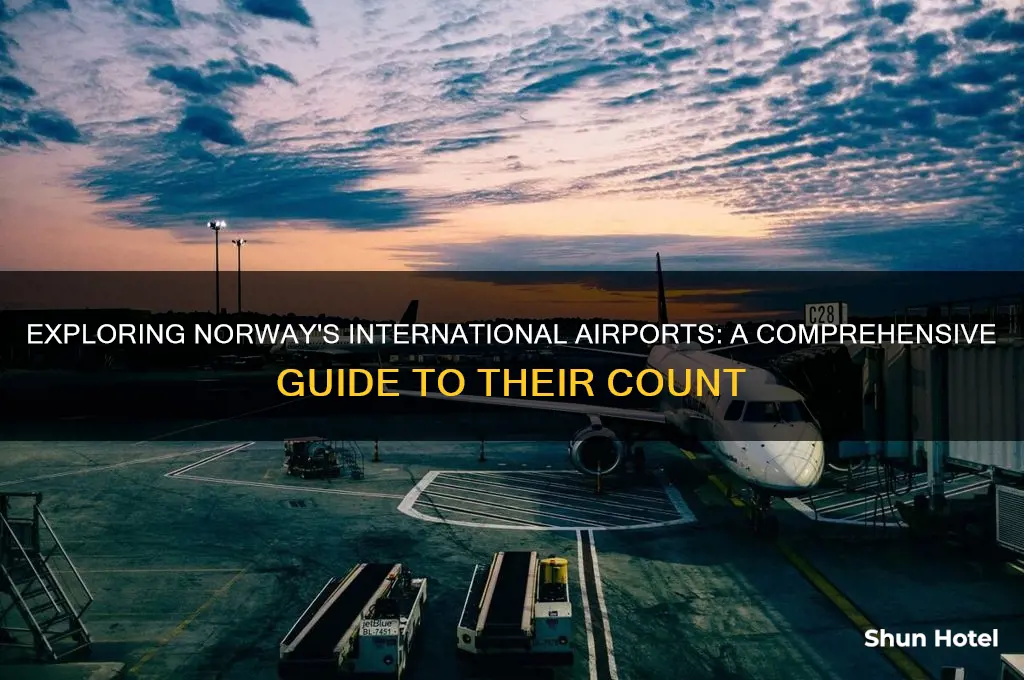 how many international airports in norway