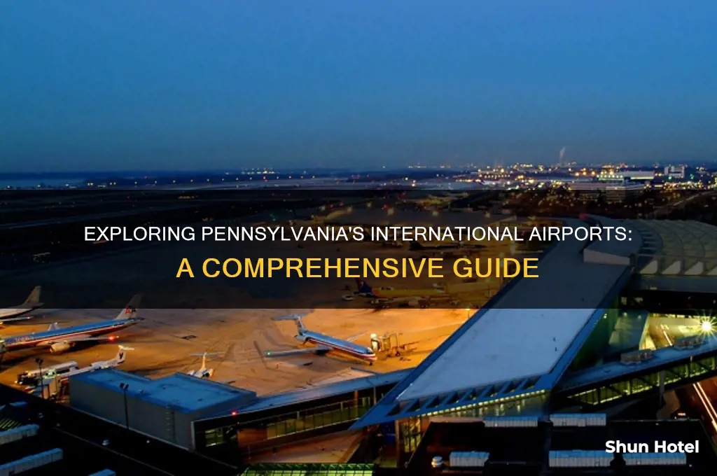 how many international airports in pennsylvania