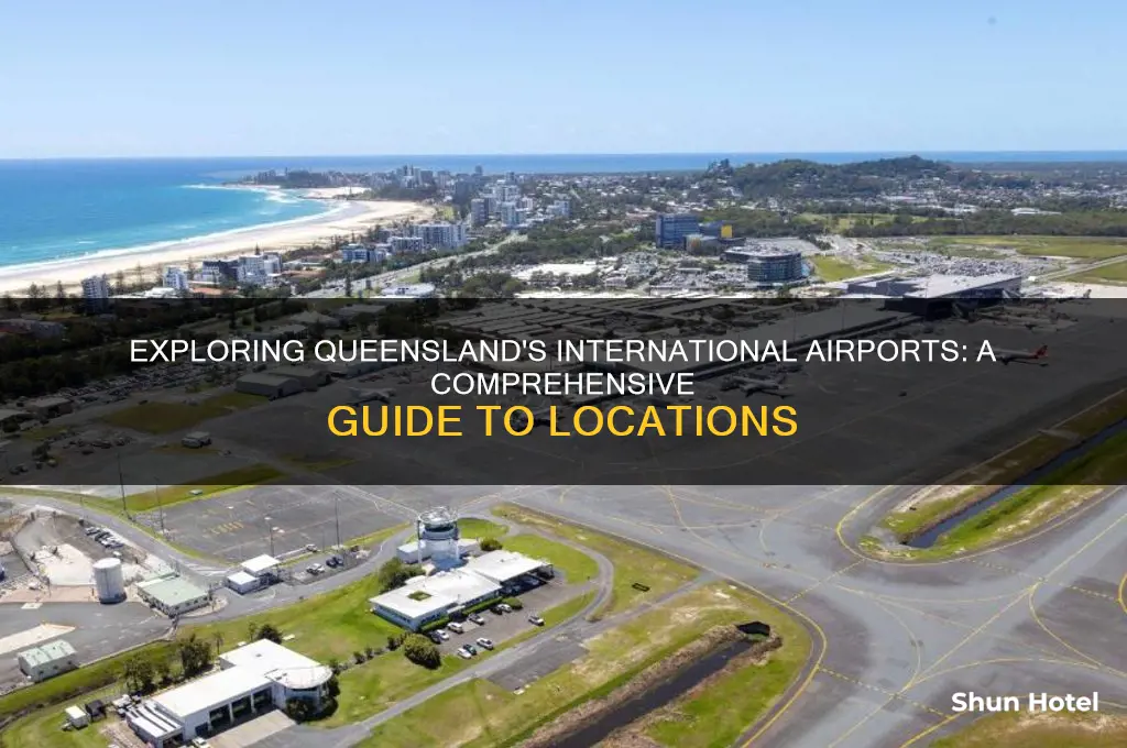 how many international airports in queensland