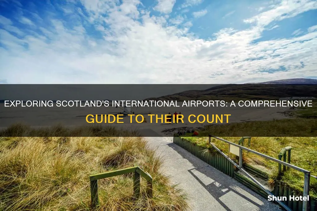 how many international airports in scotland