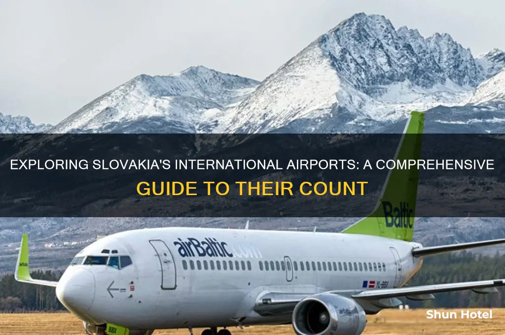 how many international airports in slovakia