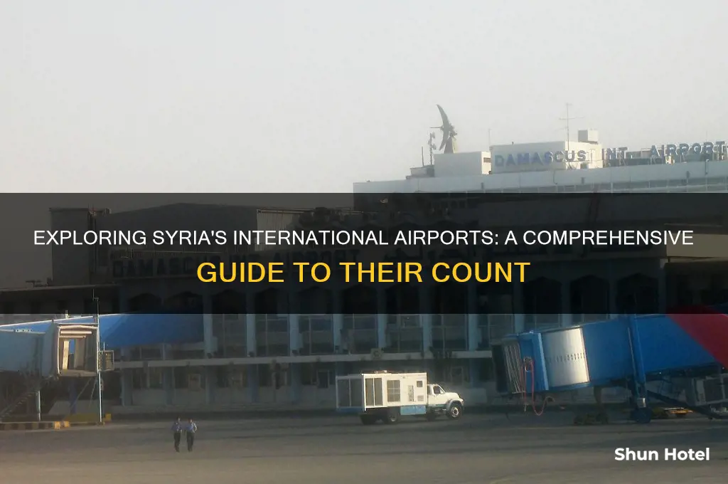 how many international airports in syria