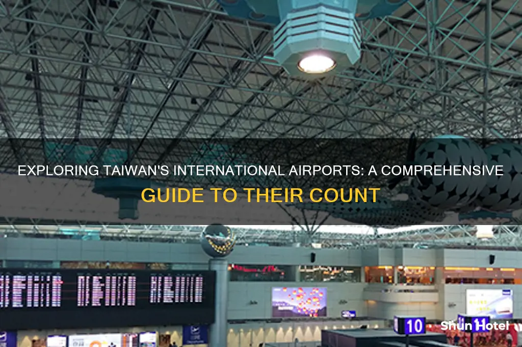 how many international airports in taiwan