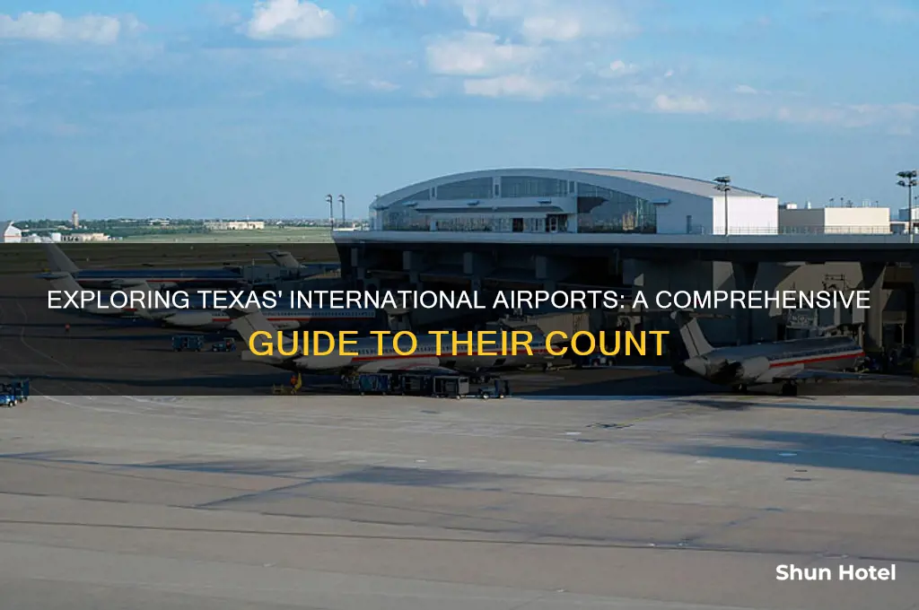 how many international airports in texas
