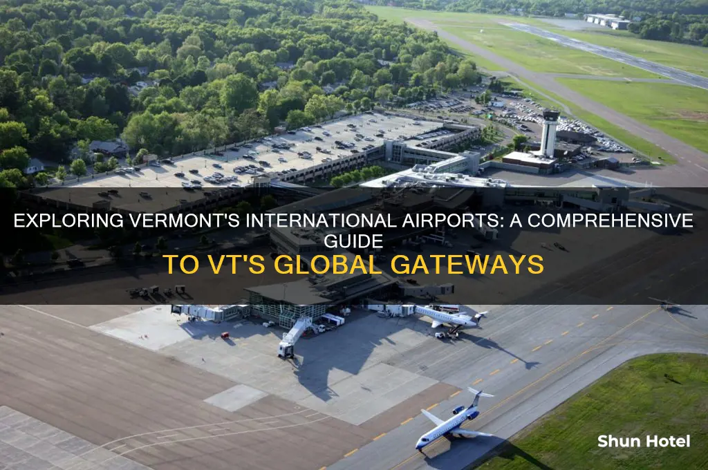 how many international airports in vt