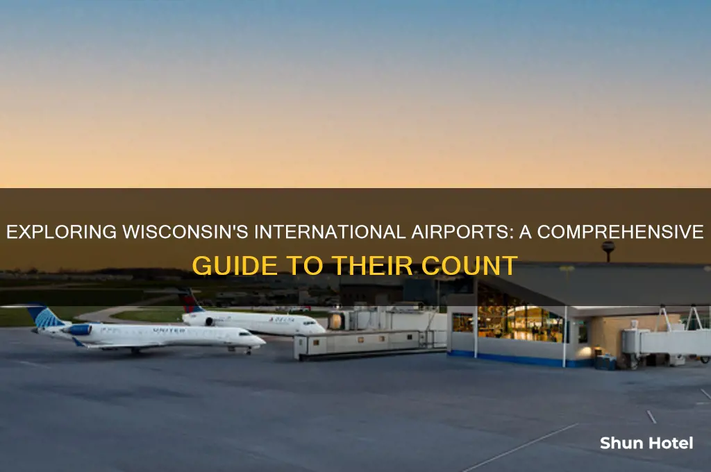 how many international airports in wisconsin