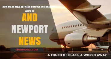 Distance from Norfolk International Airport to Newport News Revealed