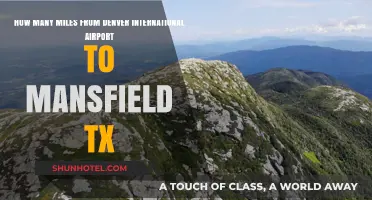Denver International Airport to Mansfield, TX: Calculating the Mileage