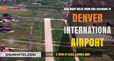 Erie, Colorado to Denver International Airport: Mileage and Travel Guide
