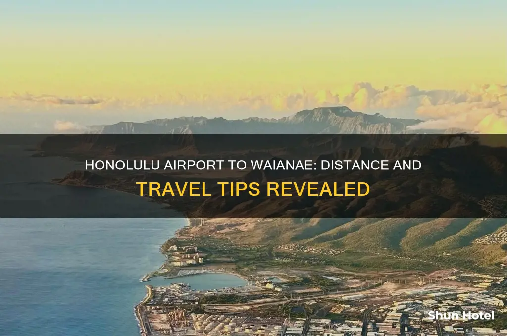how many miles from honolulu international airport to waianae