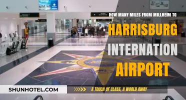 Millheim to Harrisburg International Airport: Calculating the Mileage