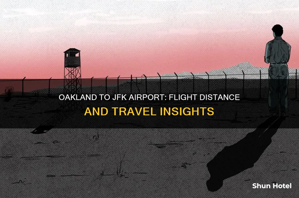 how many miles from oakland to jfk airport flying